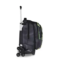 Shadows Of Color Zaino 43 Litri con Trolley Jack 8wd Detach Lime Punch - zaini trolley