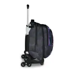 Shadows Of Color Zaino 43 Litri con Trolley Jack 8wd Detach Light Purple - zaini trolley
