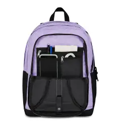 Zaino Invicta Jelek Up LED 36 L Porta PC 14" Lilla - zaini scuola
