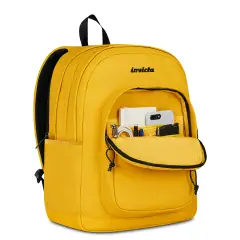 Zaino Invicta Jelek Plus City 34 Litri Porta PC 14" Lemon Chrome - zaini scuola