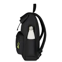 Zaino Invicta Act Fold Slim City 20 Litri Porta PC 15,6" Jet Black - valige e borse da viaggio