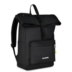 Zaino Invicta Act Fold Slim City 20 Litri Porta PC 15,6" Jet Black - valige e borse da viaggio