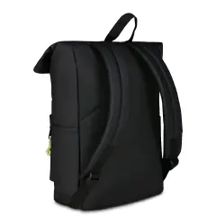 Zaino Invicta Act Fold Slim City 20 Litri Porta PC 15,6" Jet Black - valige e borse da viaggio
