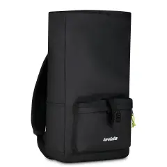 Zaino Invicta Act Fold Slim City 20 Litri Porta PC 15,6" Jet Black - valige e borse da viaggio