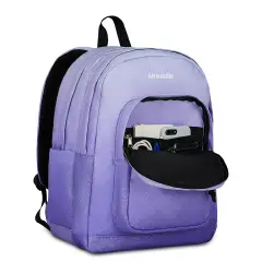 Zaino Invicta Jelek Fantasy Shine 34 Litri Porta PC 14" Dahlia Purple - zaini scuola