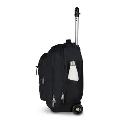 Zaino con Trolley Invicta Bump 38 Litri Porta PC 14" Jet Black - valige e borse da viaggio