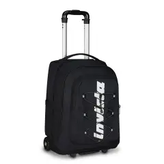 Zaino con Trolley Invicta Bump 38 Litri Porta PC 14" Jet Black - valige e borse da viaggio