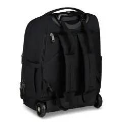 Zaino con Trolley Invicta Bump 38 Litri Porta PC 14" Jet Black - valige e borse da viaggio