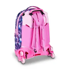 Sj Gang Fluffy Pink Girl Zaino 34 Litri con Trolley Jack-8wd - zaini trolley