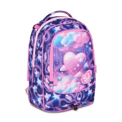 Sj Gang Fluffy Pink Girl Zaino 34 Litri con Trolley Jack-8wd - zaini trolley
