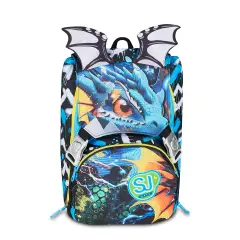 Sj Gang Metal Dragon Boy Zaino Sdoppiabile Big Estensibile 24 Litri - zaini scuola