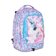Sj Gang Glow Led Unicorn Girl Zaino 34 Litri con Trolley Jack-8wd - zaini trolley