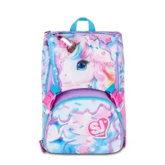 Sj Gang Glow Led Unicorn Girl Zaino Estensibile 24 Litri Sdoppiabile Big - zaini scuola