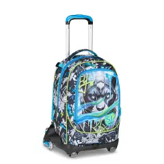 Sj Gang Glace Panther Boy Zaino 34 Litri con Trolley Jack-8wd - zaini trolley