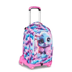 Sj Gang Magical Fantasy Girl Zaino 34 Litri con Trolley Jack-8wd - zaini trolley