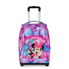 Minnie Chic Touch Big Zaino Scuola 36 Litri con Trolley - zaini trolley