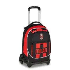 Milan Est.1899 Zaino Scuola 33 Litri con Trolley Jack-3wd+ - zaini trolley