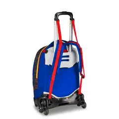 Sonic The Hedgehog Speed Zaino 33 Litri con Trolley Jack-3wd+ - zaini trolley