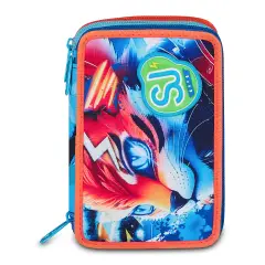 Astuccio Sj Gang Speed Animal Boy 3 Zip 45 Pezzi - astucci colori