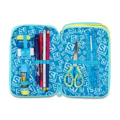 Astuccio Sj Gang Metal Dragon Boy 3 Zip 45 Pezzi - astucci colori