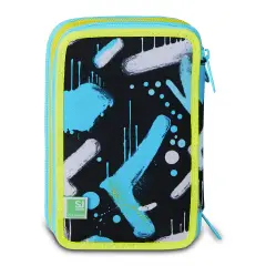 Astuccio Sj Gang Metal Dragon Boy 3 Zip 45 Pezzi - astucci colori
