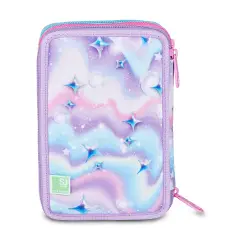 Astuccio 3 Zip Sj Gang Glow Led Unicorn Girl 45 Pezzi - astucci colori