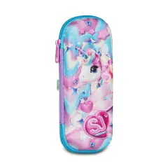 Portapenne 3D Sj Gang Glow Led Unicorn Girl Bustina - bauletti tombolini bustine