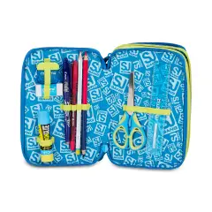 Astuccio 3 Zip Sj Gang Glace Panther Boy 45 Pezzi - astucci colori