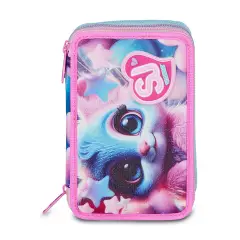 Astuccio 3 Zip Sj Gang Magical Fantasy Girl 45 Pezzi - astucci colori