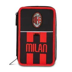 Astuccio 3 Zip Milan Est.1899 Completo 45 Pezzi - astucci colori