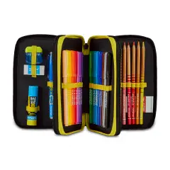 Roma Lupetto School Astuccio 3 Zip - astucci colori