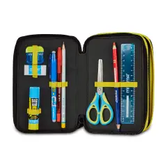 Roma Lupetto School Astuccio 3 Zip - astucci colori