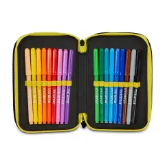Roma Lupetto School Astuccio 3 Zip - astucci colori