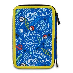 Pokemon I Choose You! Astuccio 3 Zip - astucci colori