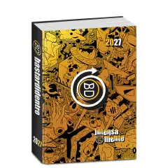 Bastardidentro Diario Standard 16 Mesi Gold & Silver Agenda Intensamente - diari