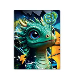 Sj Gang Animali Boy Cartellina con Elastico Ds01 - Archiviazione