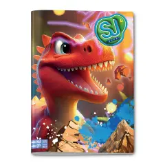 Sj Gang Animali Boy Quaderno A4 Maxi 96/100 Rigatura 10m - Cancelleria varia