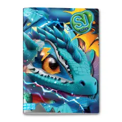 Sj Gang Animali Boy Quaderno A4 Maxi 96/100 Rigatura 10m - Cancelleria varia