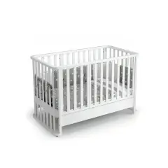 Letto Infinito Evolutivo 6in1 Bianco con Tessile Grigio - collezioni