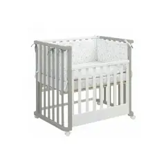 Letto Infinito Evolutivo 6in1 Bianco-Tortosa con Tessile Land - collezioni