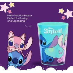 Stitch Pochette con Bicchiere Spazzolino Dentifricio 75 ml - regalo e gadget valigeria