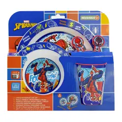 Spiderman Set 5 Pezzi Microonde - regalo e gadget valigeria