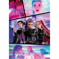 Puzzle 300 Pezzi Super K Pop Demon Hunters - Puzzle in cartone