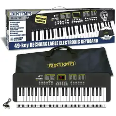Bontempi Tastiera Musicale Didattica 49 Tasti con USB, 66x19x5 cm - musicali