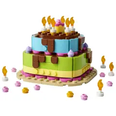 LEGO 40815 Torta Compleanno Costruibile con Candeline - lego