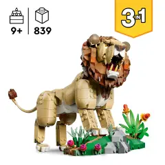LEGO Creator 3 in 1 Animali Selvatici: Leone Maestoso 31386 - lego