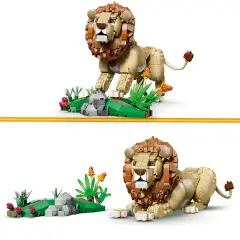 LEGO Creator 3 in 1 Animali Selvatici: Leone Maestoso 31386 - lego