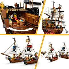 LEGO Creator 3 in 1 Iconica Nave da Pirata 31387 - lego
