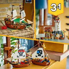 LEGO Creator 3 in 1 Iconica Nave da Pirata 31387 - lego