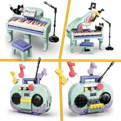 LEGO Creator 3 in 1 Pianoforte Decorativo con Gatto 31392 - lego